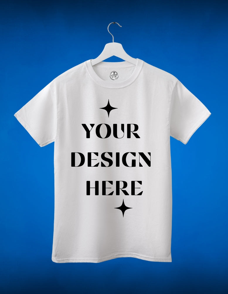 Customize Cotton T-shirt white